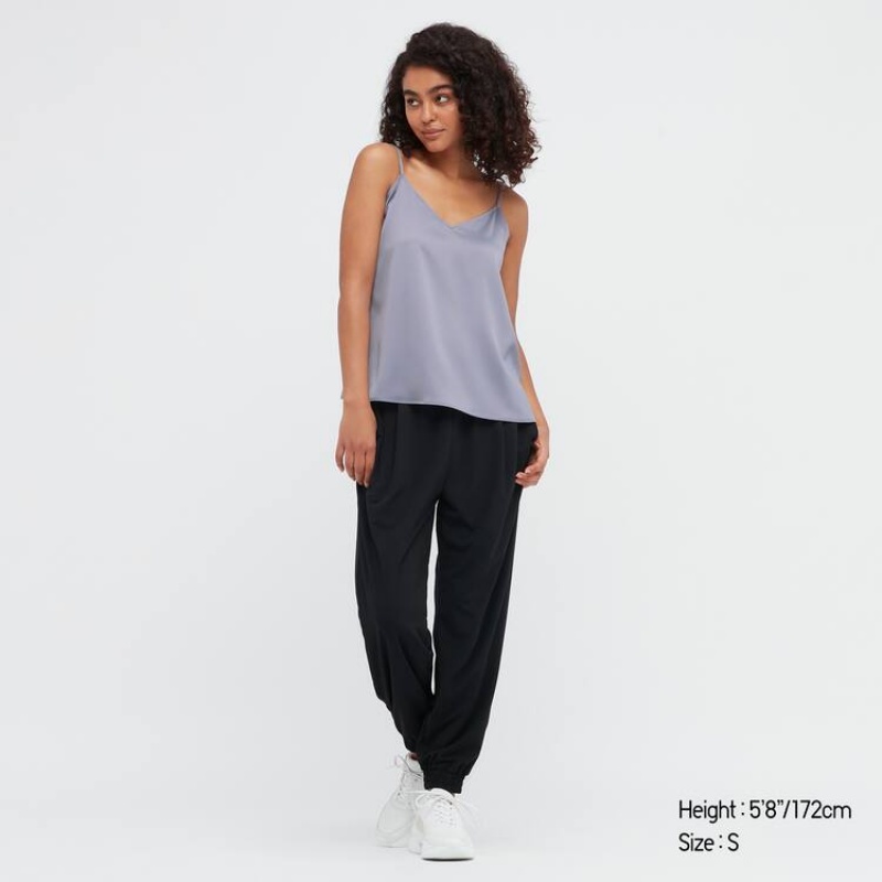 Dámské Topy Uniqlo Satin Camisole Blankyt | HNAMWGY-18