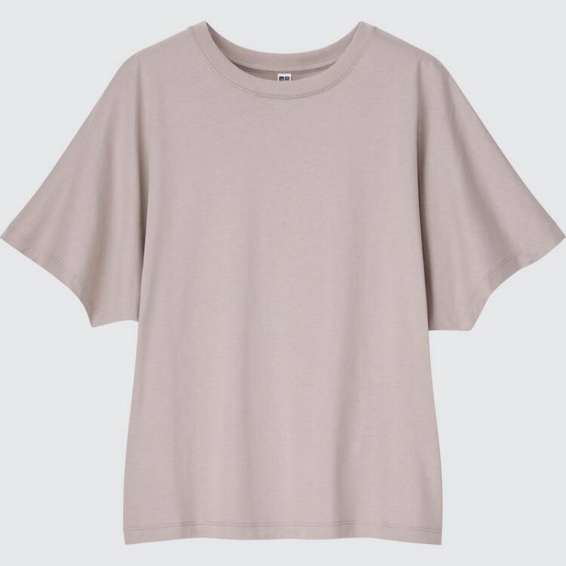 Dámské Tričko Uniqlo Dolman Sleeve Šedé | RAYSHPQ-93