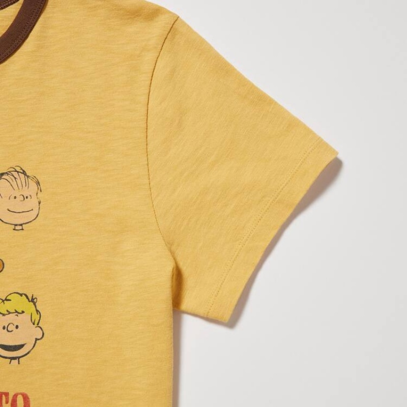 Dámské Tričko Uniqlo Love Sunshine & Peanuts Ut Grafická Žluté | HLIZQNW-19