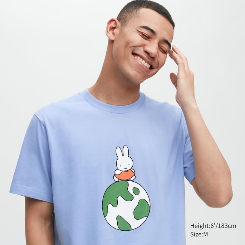 Dámské Tričko Uniqlo Peace For All Ut Grafická (Dick Bruna) Blankyt | QSTRGXK-62