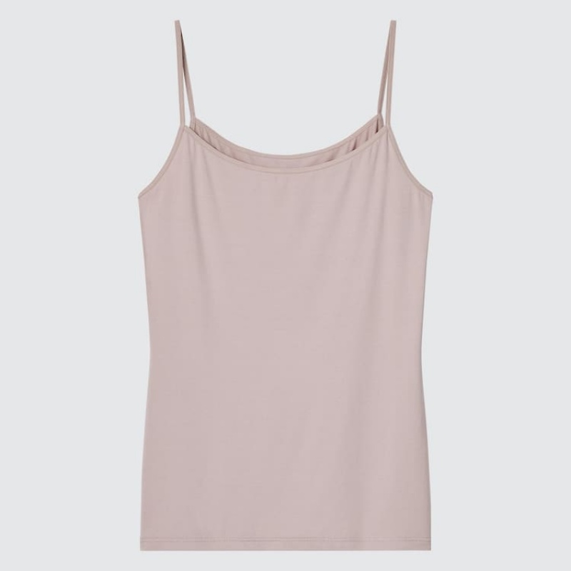 Dámské Vesta Uniqlo Heattech Thermal Camisole Béžový | JPWDALN-82