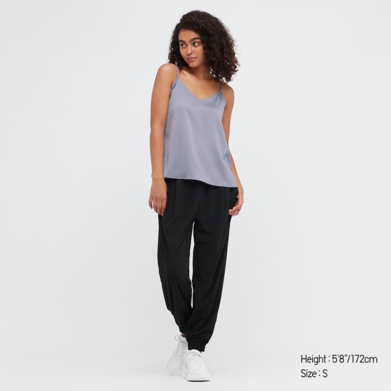 Dámské Vesta Uniqlo Satin Camisole Blankyt | ACIQNEJ-87