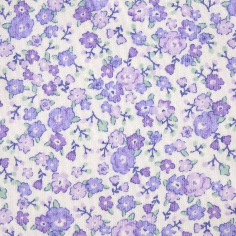 Dítě Legíny Uniqlo Flower Print Fialové | KITUHAE-80