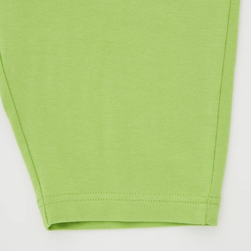 Dítě Loungewear Uniqlo Dry Picturebook Ut Krátké Sleeved Zelene | JIMXTCP-47