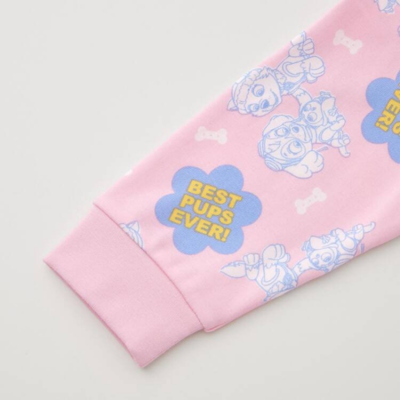 Dítě Loungewear Uniqlo Paw Patrol Ut Růžové | RICHXPG-32