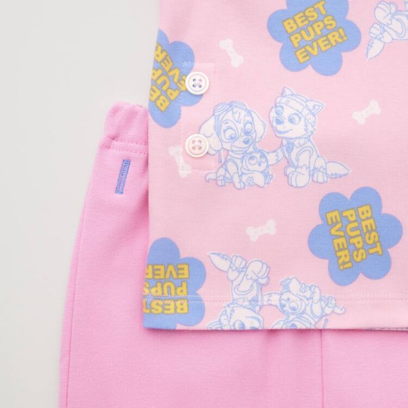 Dítě Loungewear Uniqlo Paw Patrol Ut Růžové | RICHXPG-32