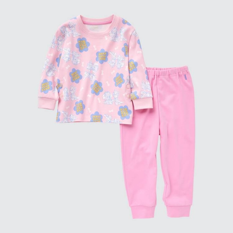 Dítě Loungewear Uniqlo Paw Patrol Ut Růžové | RICHXPG-32