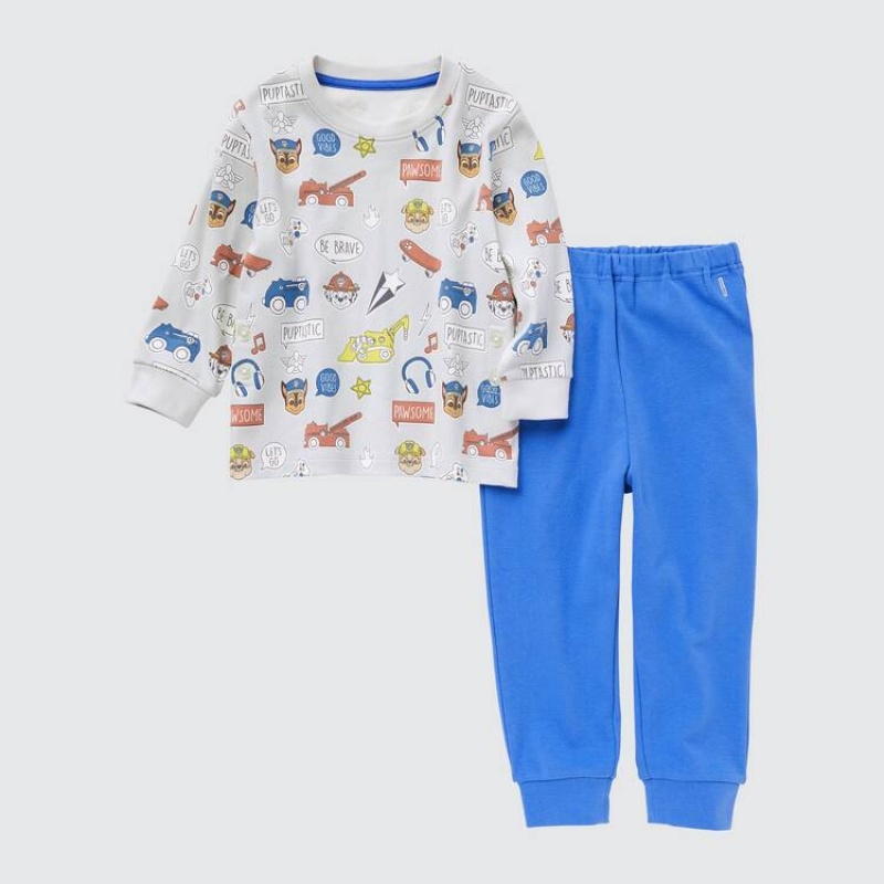 Dítě Loungewear Uniqlo Paw Patrol Ut Šedé Blankyt | BSTCLRX-68