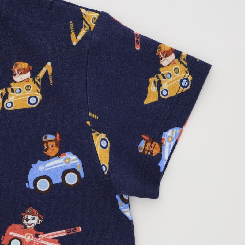 Dítě Tričko Uniqlo Paw Patrol Ut Grafická Blankyt | HLAYIQR-42