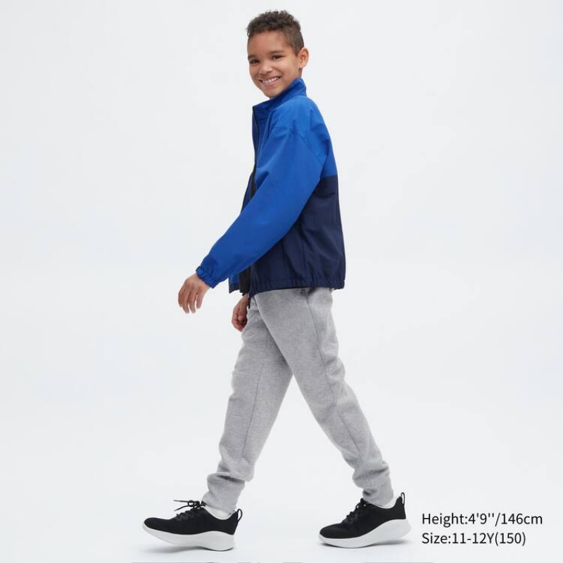 Dětské Kalhoty Jogger Uniqlo Ultra Stretch Dry Šedé | CTHFZSG-82