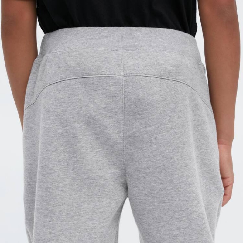 Dětské Kalhoty Jogger Uniqlo Ultra Stretch Dry Šedé | CTHFZSG-82