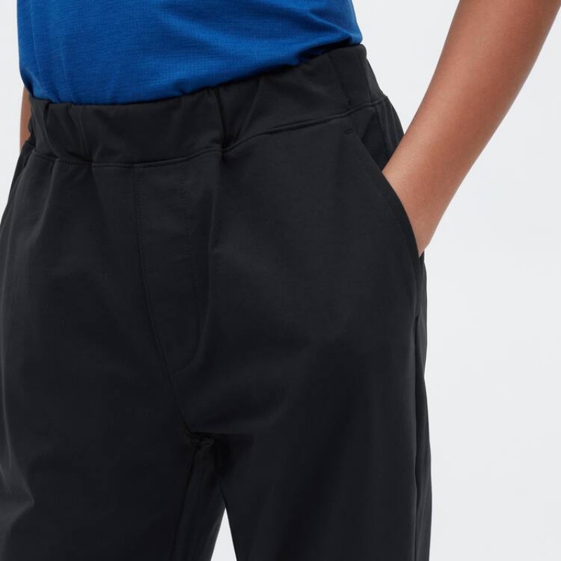 Dětské Kalhoty Jogger Uniqlo Ultra Stretch Dry-ex Active Černé | CZYNSXW-92