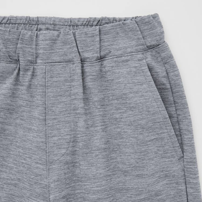 Dětské Kalhoty Jogger Uniqlo Ultra Stretch Active Šedé | LDTYBOJ-48