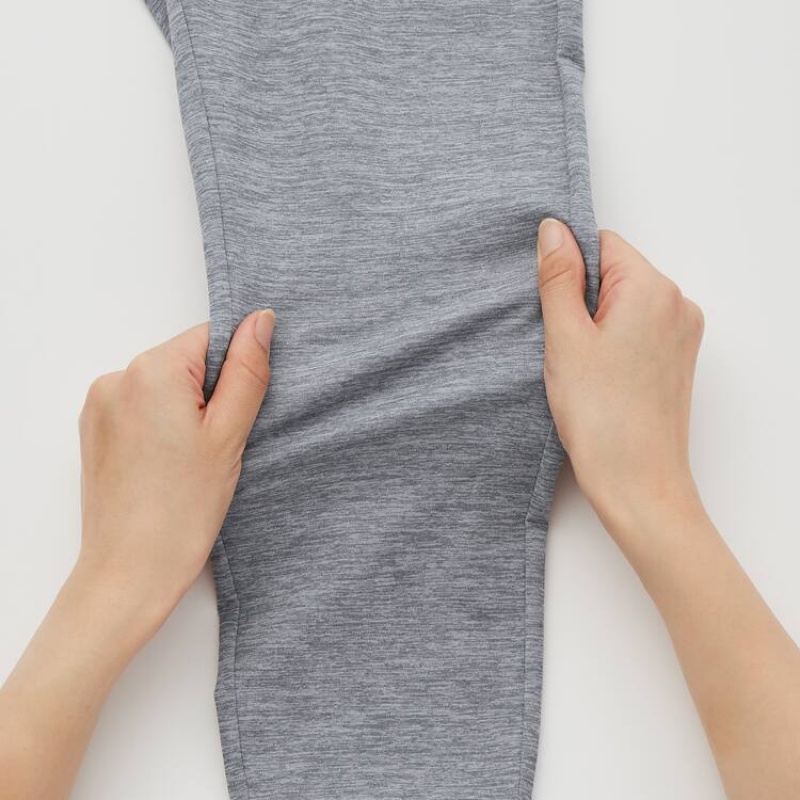 Dětské Kalhoty Jogger Uniqlo Ultra Stretch Active Šedé | LDTYBOJ-48