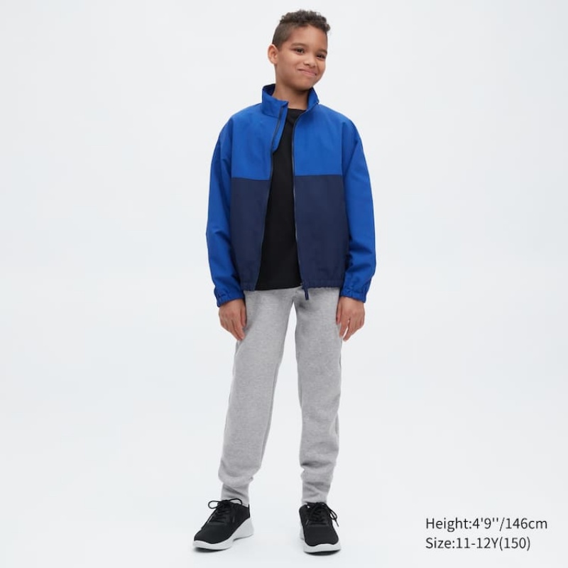 Dětské Kalhoty Jogger Uniqlo Ultra Stretch Dry Šedé | YUZDOLT-40