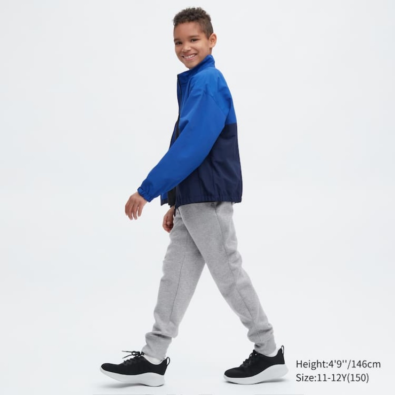 Dětské Kalhoty Jogger Uniqlo Ultra Stretch Dry Šedé | YUZDOLT-40