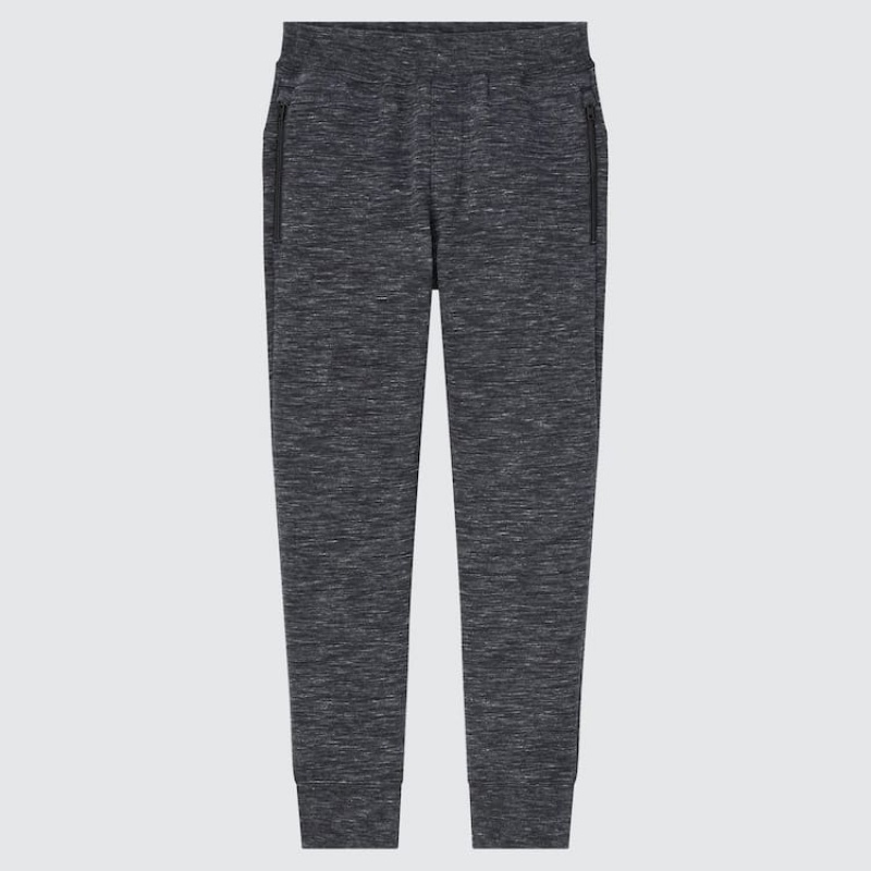 Dětské Kalhoty Jogger Uniqlo Ultra Stretch Dry Tmavě Šedé | IFUGLPO-41