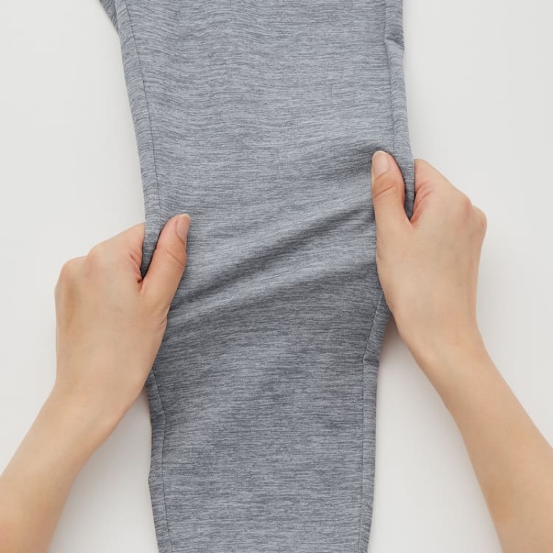 Dětské Kalhoty Jogger Uniqlo Ultra Stretch Active Šedé | FSHPZKB-18