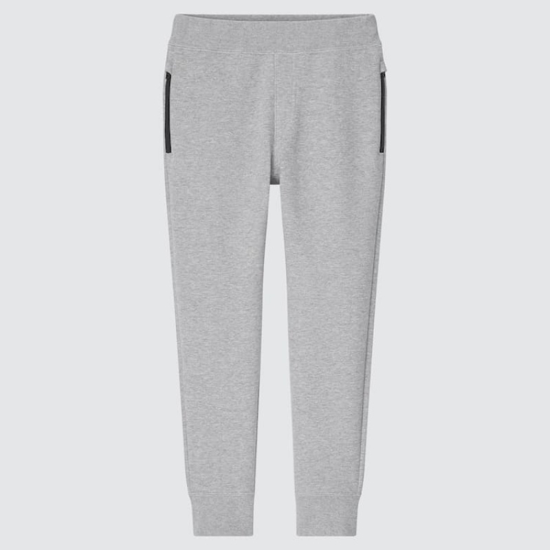 Dětské Kalhoty Jogger Uniqlo Ultra Stretch Dry Šedé | UWVECQT-50