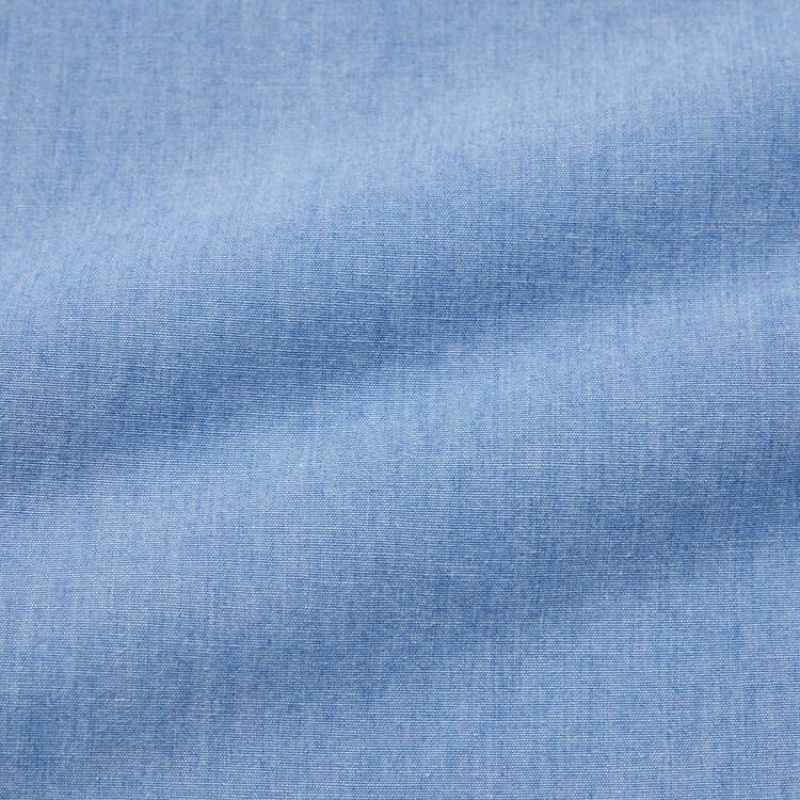 Dětské Kombinéza Uniqlo Chambray Blankyt | LEIWXKH-47