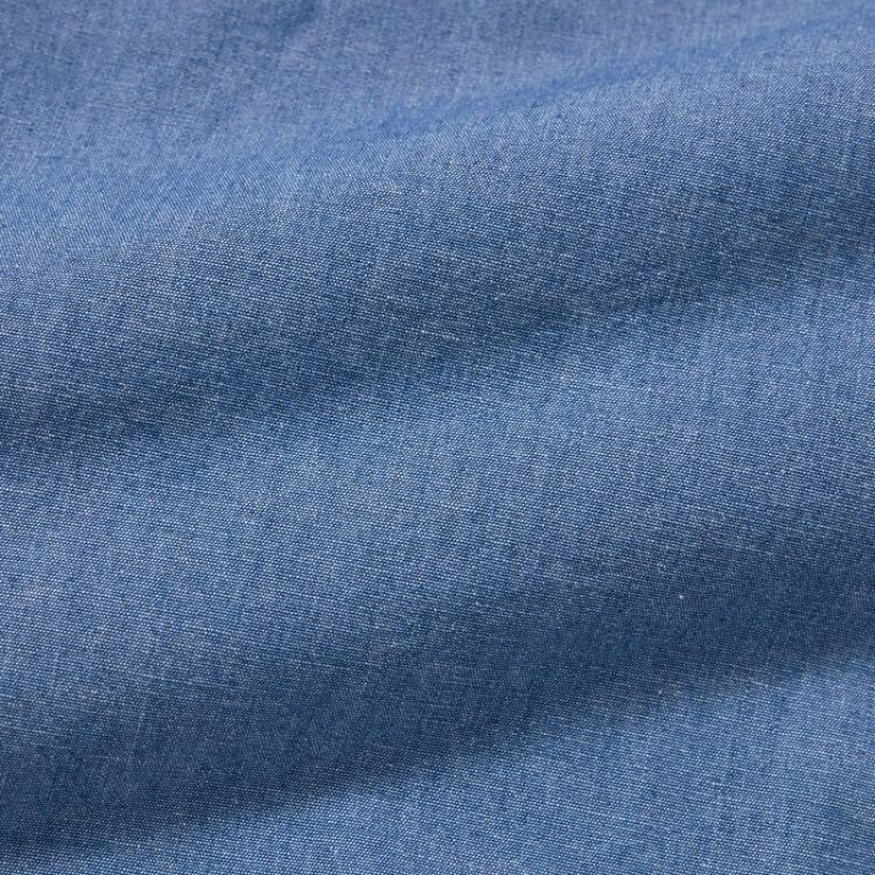 Dětské Kraťasy Uniqlo Chambray Blankyt | TUEGCIW-58