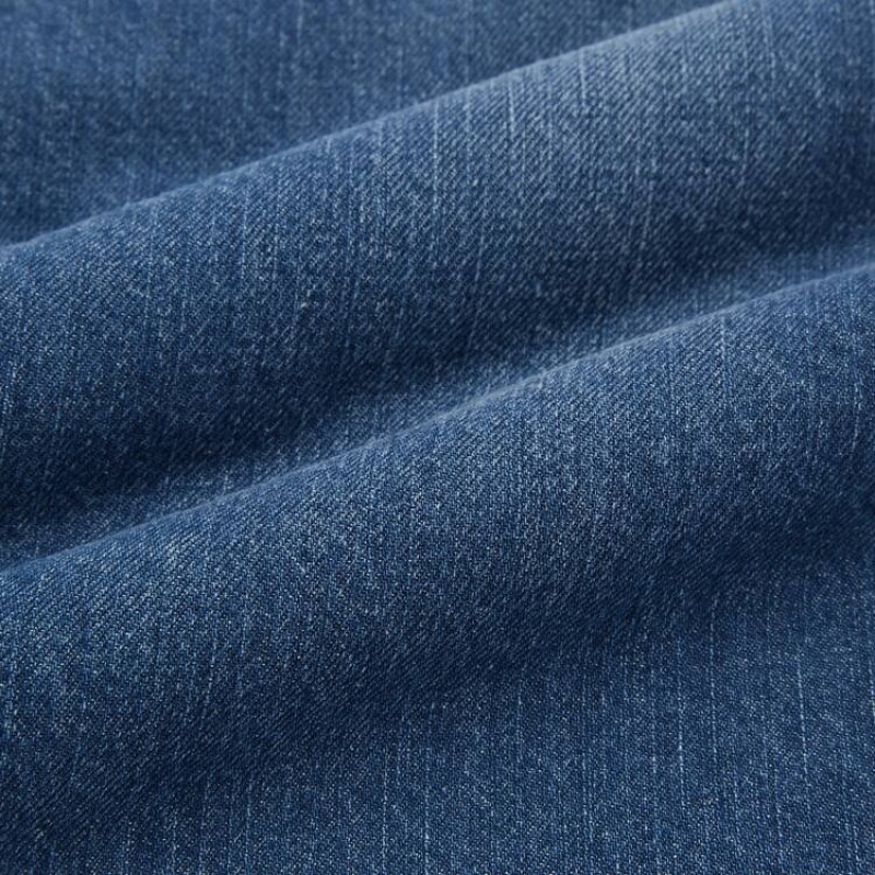 Dětské Kraťasy Uniqlo Denim Easy Blankyt | VQHFZTY-38