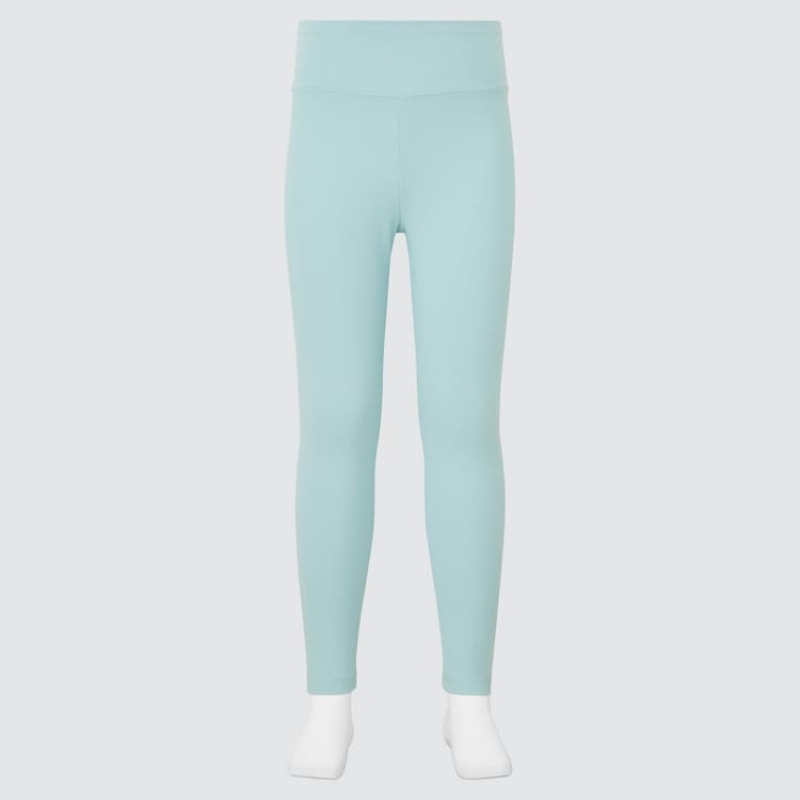 Dětské Legíny Uniqlo Airism Uv Protection Soft Zelene | GFVXUPZ-02