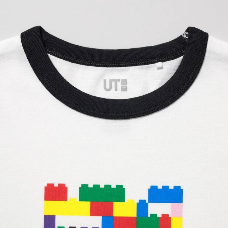 Dětské Tričko Uniqlo Lego® City Ut Grafická Bílé | PLFENGU-73