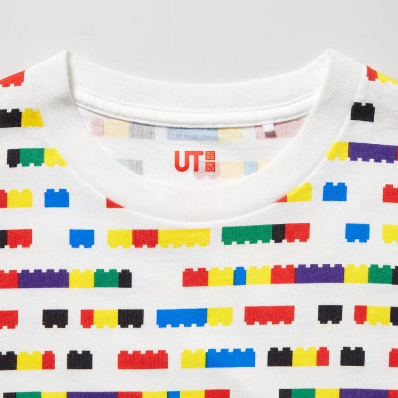 Dětské Tričko Uniqlo Lego® City Ut Grafická Bílé | JTLKSZO-50