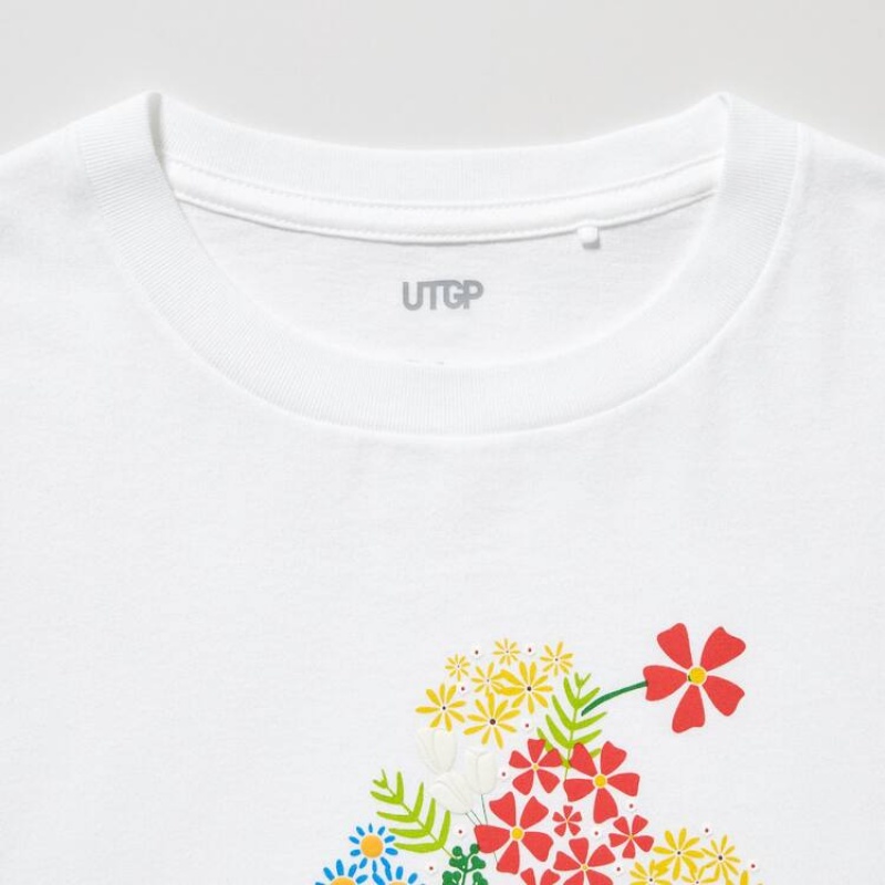 Dětské Tričko Uniqlo Mfa Utgp2023 Grafická Bílé | ZBACNRH-05