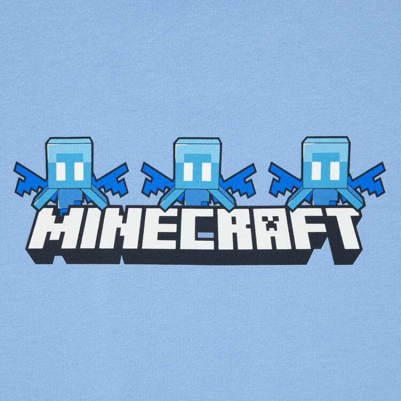 Dětské Tričko Uniqlo Minecraft Ut Grafická Blankyt | QSEFXOW-25