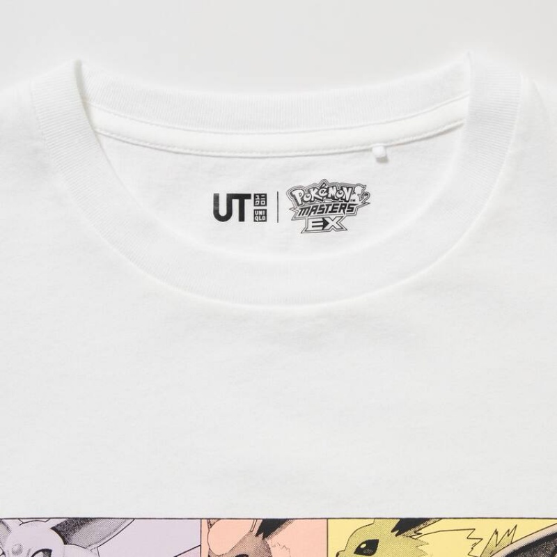 Dětské Tričko Uniqlo Pokemon Ut Grafická Bílé | VMOSTDL-04