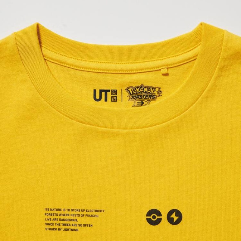 Dětské Tričko Uniqlo Pokemon Ut Grafická Žluté | WITHCRM-37