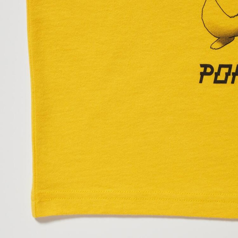 Dětské Tričko Uniqlo Pokemon Ut Grafická Žluté | WITHCRM-37