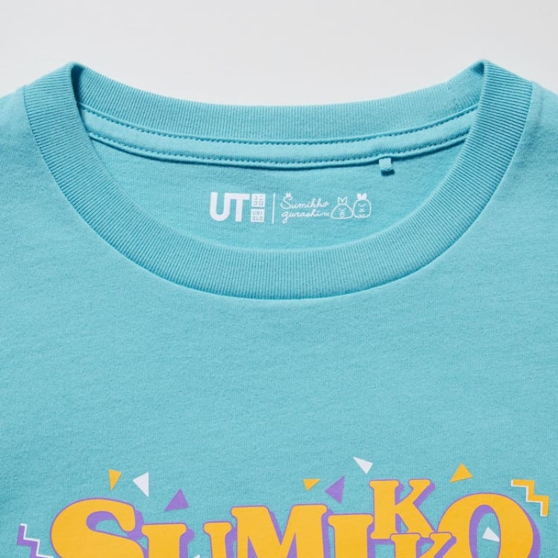 Dětské Tričko Uniqlo Sumikkogurashi Ut Grafická Zelene | ADSCJGX-83