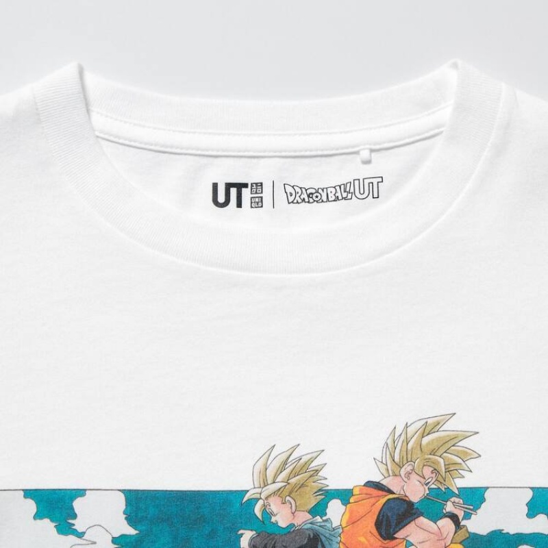 Dětské Tričko Uniqlo Ut Dragon Ball Bílé | VNHQXWO-98