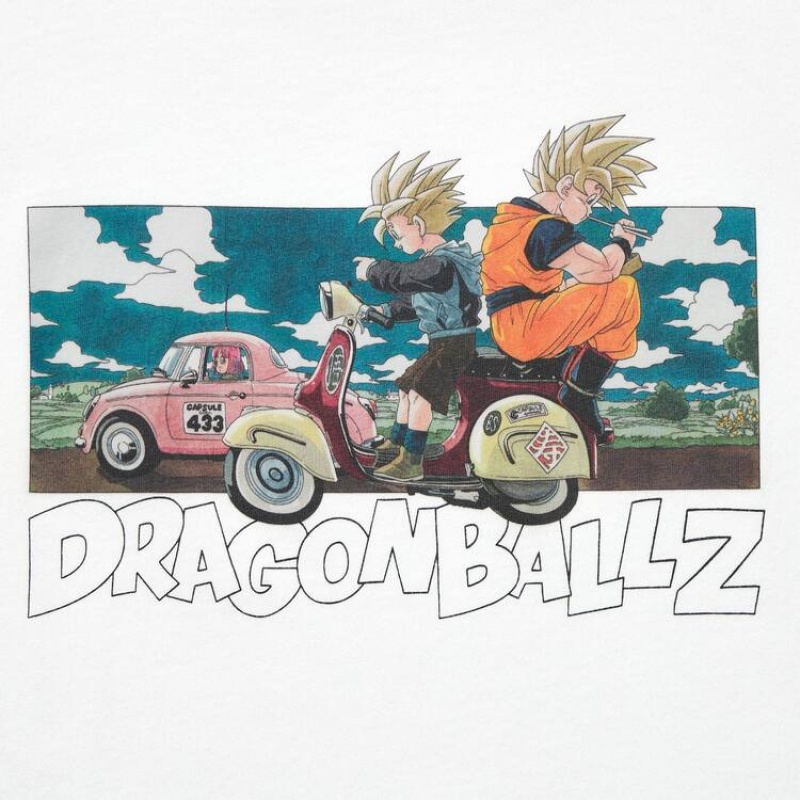 Dětské Tričko Uniqlo Ut Dragon Ball Bílé | VNHQXWO-98