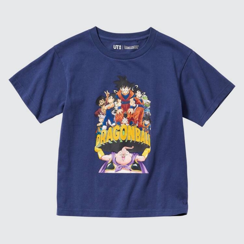 Dětské Tričko Uniqlo Ut Krátké Sleeve Dragon Ball Blankyt | IDMWCGY-34