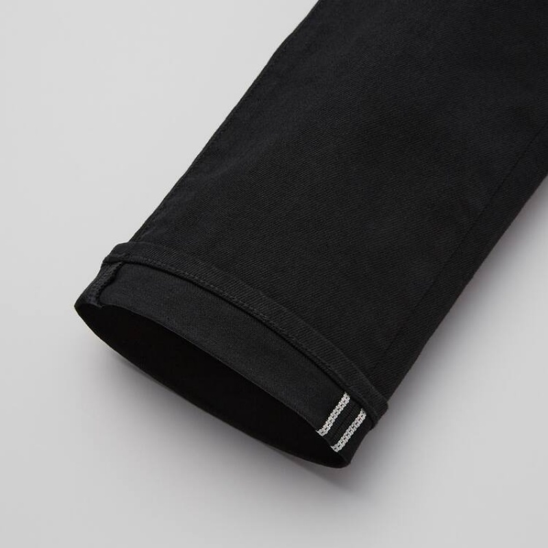 Pánské Džíny Uniqlo Selvedge Stretch Slim Fit (2021 Season) Tmavě Blankyt | TJLYGNX-83