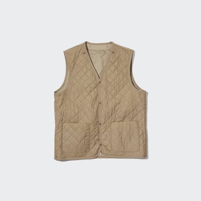 Pánské Kabáty Uniqlo Three-way Single Breasted Béžový | LYTIDZU-64