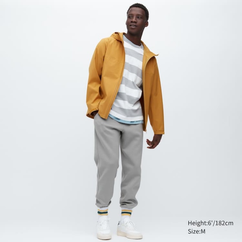 Pánské Kalhoty Jogger Uniqlo Dry Stretch Šedé | MLQHJGN-54