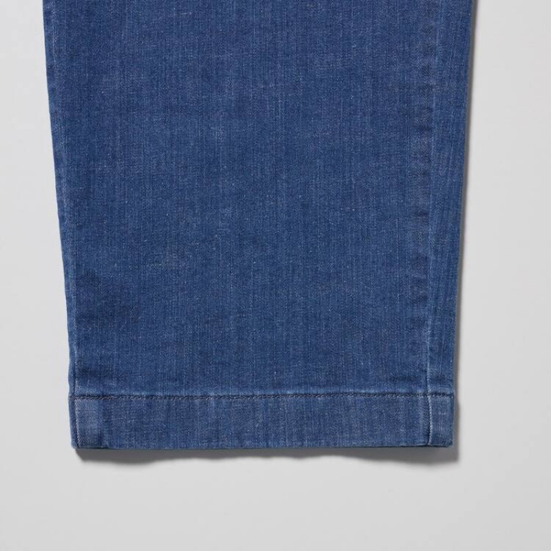 Pánské Kalhoty Uniqlo Bavlněné Denim Relaxed Fit Ankle Length Blankyt | WJLYBOS-98