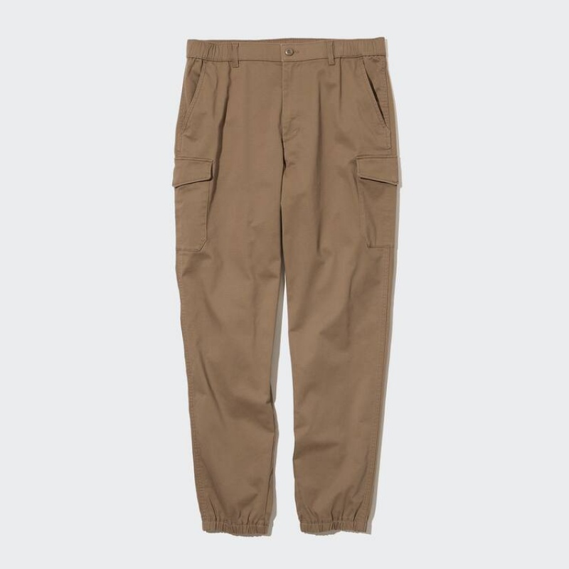 Pánské Kalhoty Uniqlo Cargo Jogger (Long) Hnědé | QDFGMHX-45