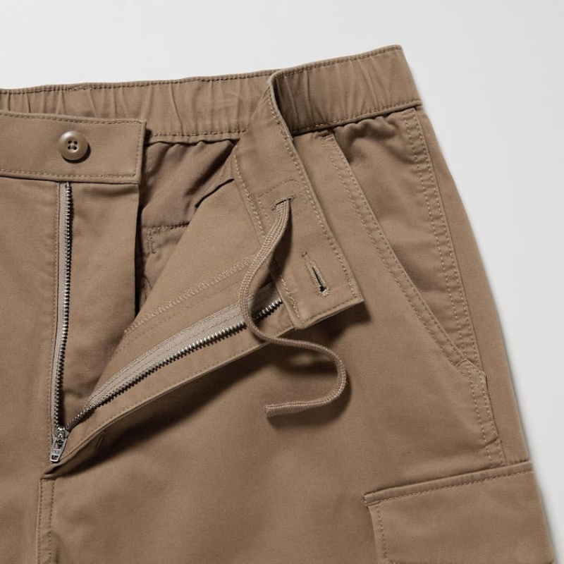 Pánské Kalhoty Uniqlo Cargo Jogger (Long) Hnědé | QDFGMHX-45