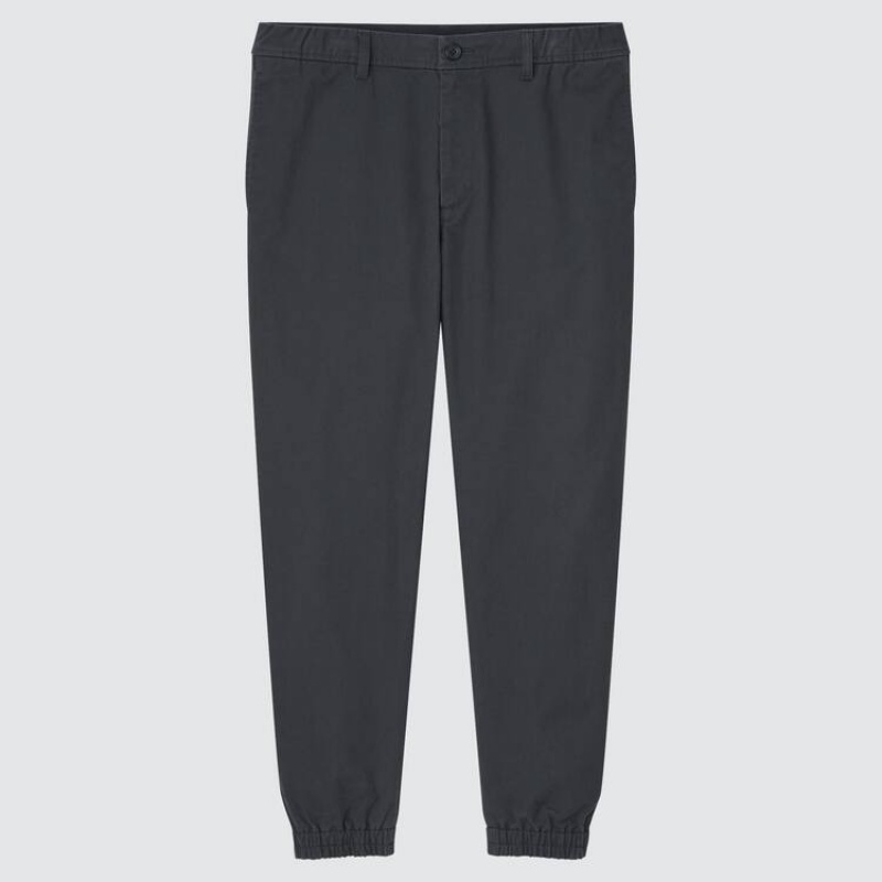 Pánské Kalhoty Uniqlo Joggers Tmavě Šedé | XVOWLQR-18