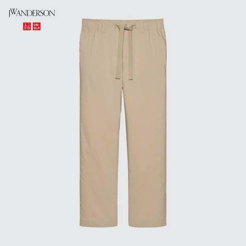 Pánské Kalhoty Uniqlo Jw Anderson Easy Béžový | PIJNBCT-47