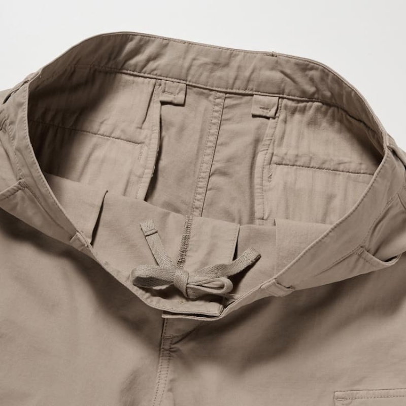 Pánské Kalhoty Uniqlo Utility Cargo Béžový | TYLHPUM-17