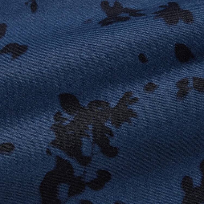 Pánské Kraťasy Uniqlo Dry Stretch Leaf Print Easy Blankyt | MBSKDOH-07