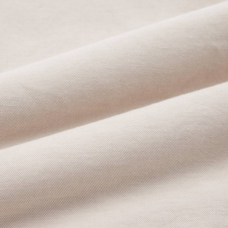 Pánské Kraťasy Uniqlo Linen Blend Béžový | ROKYUJT-62