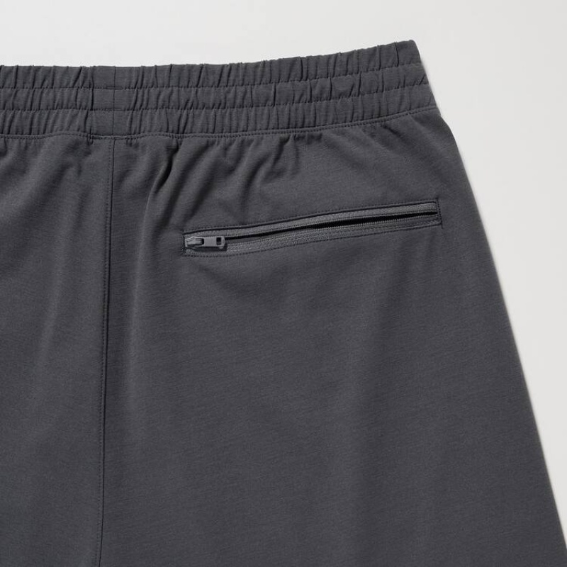 Pánské Kraťasy Uniqlo Ultra Stretch Dry-ex Šedé | ZBIXUVY-96